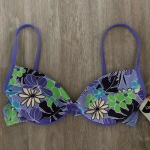 BALTEX Floral Bikini Top Size 12